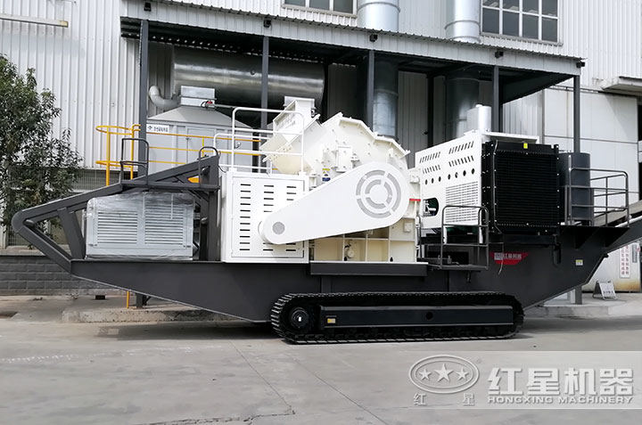 履帶式液壓破碎站整機結(jié)構